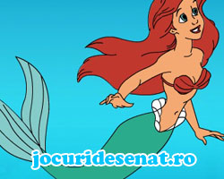 Deseneaza-le pe Ariel si Jasmine