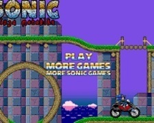 Sonic Ninja pe Motocicleta