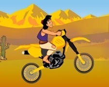 Aladdin Curse cu Motocicleta