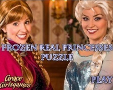 Anna si Elsa Reale Puzzle