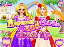 Barbie si Rapunzel de Imbracat