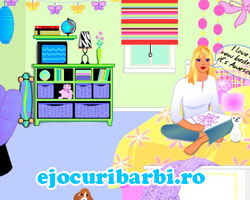 Barbie decoreaza casa