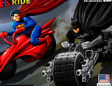 Batman vs Superman cu Motocicletele