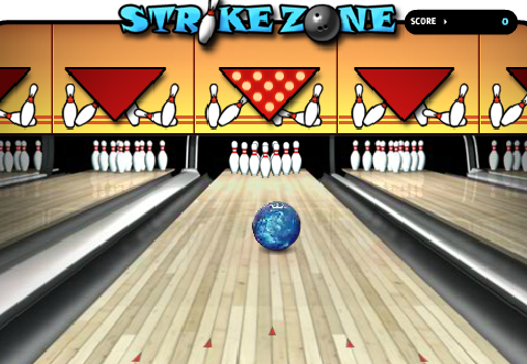 Bowling strike zone