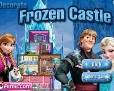 Castelul din Frozen de decorat