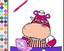 Coloreaz-o pe Hallie