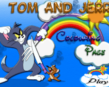 Coloreaza-i pe Tom si Jerry