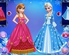 Elsa si Ana de Imbracat