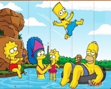 Fa un Puzzle cu Familia Simpson