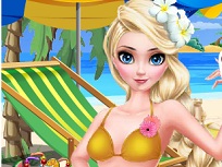 Elsa Vacanta pe Plaja