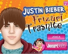 Frizuri Trasnite cu Justin Bieber