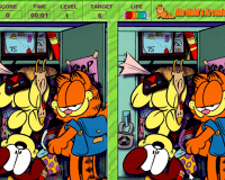 Garfield cauta Diferentele