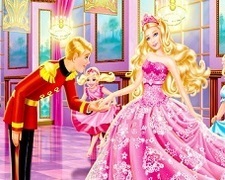 Gaseste Literele cu Barbie la Petrecerea Regala