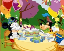 Goofy Mickey si Donald Puzzle