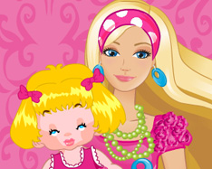 Jocul Barbie si bebelusul