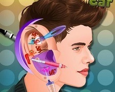 Justin Bieber Infectie la Ureche