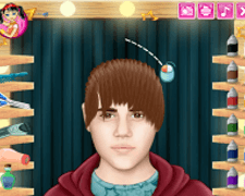 Justin Bieber la Coafor