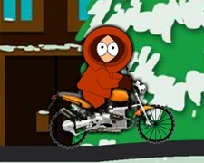 Kenny South Park pe Motocicleta
