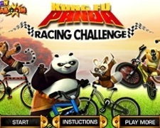 Kung Fu Panda in Cursa cu Bicicleta