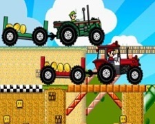 Mario Intreceri cu Tractorul