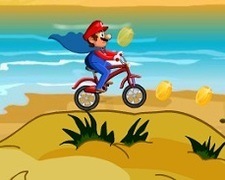 Mario pe Motocicleta Salveaza Printesa