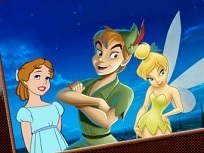 Peter Pan Wendy si Tinkerbell de Colorat