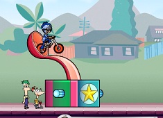 Phineas si Ferb cu Bicicleta la Concurs