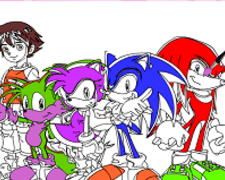 Picteaza-l pe Sonic
