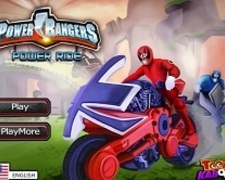 Power Rangers cu Motocicleta