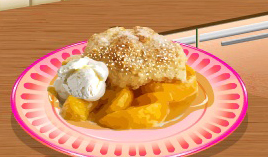 Prajitura cu piersici