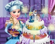 Prajitura Tort la Nunta lui Elsa