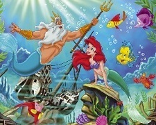 Printesa Ariel si Triton Puzzle