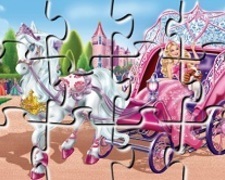 Printesa Barbie in Caleasca Puzzle