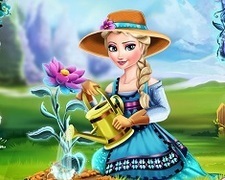 Printesa Elsa si Floarea de Gheata