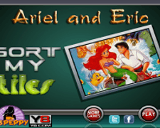 Puzzle cu Ariel si Eric