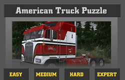 Puzzle cu camioane americane