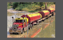 Puzzle cu Camioane Mari
