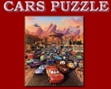 Puzzle cu Masinile Disney