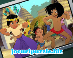 Puzzle cu Mowgli