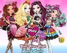 Puzzle Rotund cu Ever After High