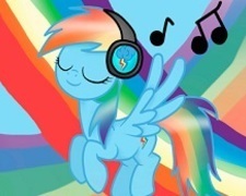 Rainbow Dash si Muzica Puzzle