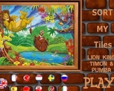 Simba Timon si Pumba Puzzle