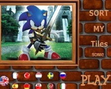 Sonic cu Sabie Puzzle