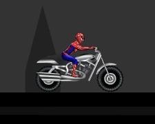 Spiderman cu Motocicleta prin Oras