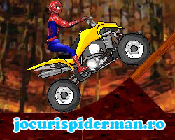 Spiderman pe ATV