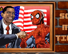 Spiderman si Obama Puzzle