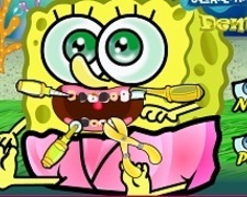 Spongebob Bebelus la Dentist