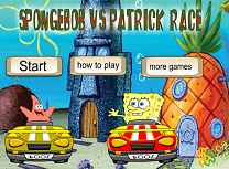 Spongebob in Cursa cu Patrick