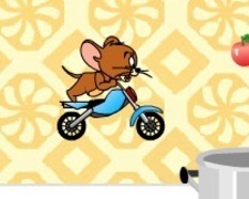 Jerry cu Motocicleta