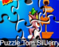 Puzzle cu Tom&Jerry